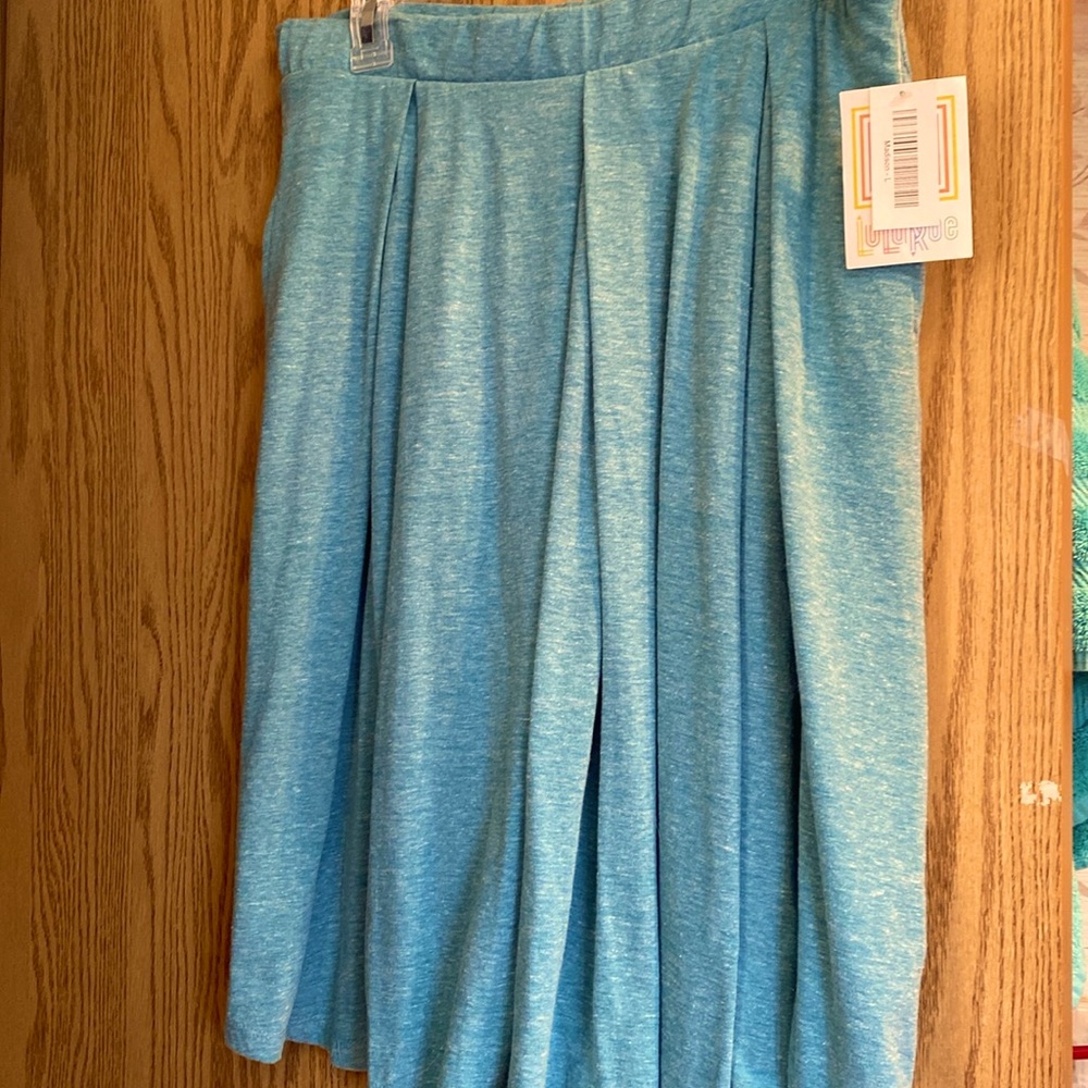 Aqua LulaRoe Madison skirt
